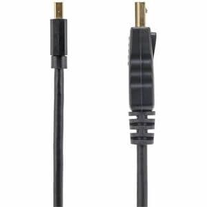 StarTech.com 6 ft Mini DisplayPort to DisplayPort 1.2 Adapter Cable M/M - DisplayPort 4k - Create a high-resolution 4k x 2