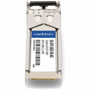 AddOn Juniper Networks® EX-SFP-10GE-SR Compatible TAA 10GBase-SR SFP+ Transceiver (MMF, 850nm, 300m, LC, DOM) - 1 x 10GBas