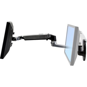 Ergotron Mounting Arm for LCD Monitor, Monitor, TV - Polished Aluminum - 34" Screen Support - 24.91 lb Load Capacity - 100
