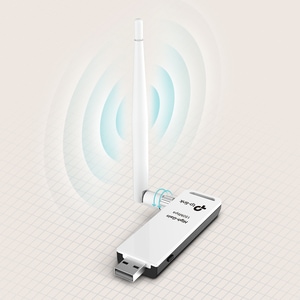 TP-Link TL-WN722N Wi-Fi Adapter - IEEE 802.11n - USB - 150 Mbit/s - 2,48 GHz ISMExtern