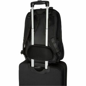 Targus EcoSmart TBB019US Carrying Case (Backpack) for 17" Notebook - Black, Green - Bump Resistant, Drop Resistant - Polye