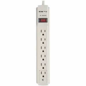 Tripp Lite series 6-Outlet Economy Surge Protector - 6 x NEMA 5-15R - 1.80 kVA - 900 J - 120 V AC Input - 120 V AC Output 