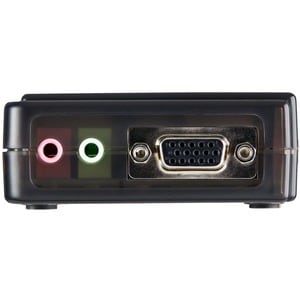 StarTech.com 4 Port Black USB KVM Switch Kit with Cables and Audio - desktop KVM Switch - VGA KVM Switch - USB KVM Switch 