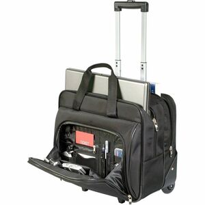 Targus Executive TBR003EU Carrying Case (Roller) for 39.6 cm (15.6") to 40.6 cm (16") Notebook - Black - Water Resistant -