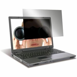 Filtro per la privacyTargus ASF156W9EUAnti-riflesso Trasparente, Nero - Per 39,6 cm (15,6") Widescreen LCD Desktop/Laptop,
