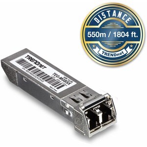 TRENDnet TEG-MGBSX SFP (Mini-GBIC) - TAA-konform - für Datenvernetzung - Glasfaserleitung - Multimode - Gigabit-Ethernet -