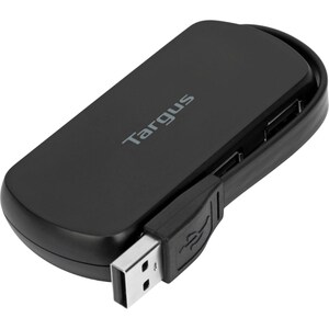 Targus ACH114EU USB-Hub - USB - Extern - Schwarz - 4 Total USB Port(s) - 4 USB 2.0 Port(s) - PC, Mac