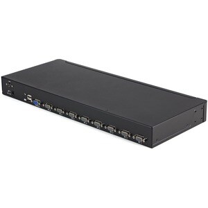 StarTech.com 8 Port 1U Rackmount USB KVM Switch Kit with OSD and Cables - A complete 8-port USB KVM kit, including all nec