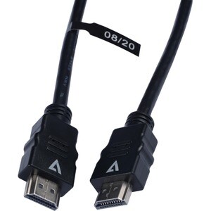 V7 V7E2HDMI4-03M-BK 3.05 m HDMI A/V Cable - Cable for PC, Monitor, HDTV, Projector, Audio/Video Device - First End: 1 x HD