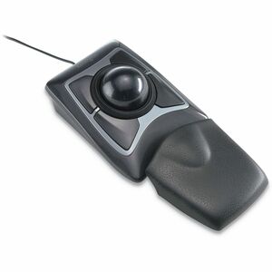Kensington Expert Mouse 64325 Trackball - USB w/PS2 Adapter - Optical - Cable - Black, Silver - USB, PS/2 - Symmetrical - 1