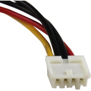 StarTech.com LP4 to SATA Power Cable Adapter with Floppy Power - Power up to two 4-pin LP4hard drives or devices, and a fl