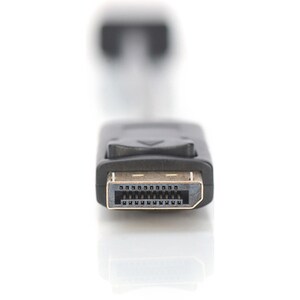 Digitus DisplayPort Adapter / Konverter. Kabellänge: 0,15 m, Anschluss 1: DisplayPort, Anschluss 2: HDMI. Verpackungsbreit