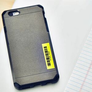 P-touch TZES631 Label Tape - 12.70 mm Width - Black, Yellow - Polyethylene - Laminated - Temperature Resistant, Abrasion R