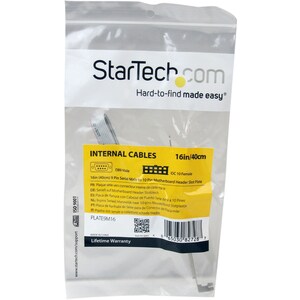 StarTech.com Piastra slot 16'' (40 cm) da seriale maschio 9 pin a header scheda madre 10 pin - Cable for Scheda Madre, PC 