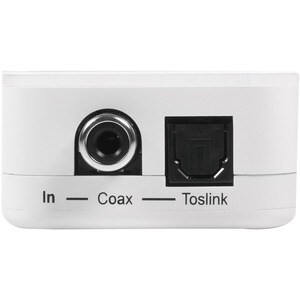 StarTech.com Two Way Digital Coax to Toslink Optical Audio Converter Repeater - 1 x RCA Audio Female, 1 x Toslink Digital 
