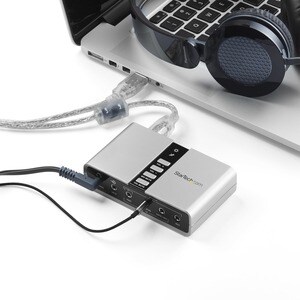 StarTech.com Scheda audio esterna adattatore audio USB 7.1 con audio digitale SPDIF - C-Media - USB 2.0 - 48 kHz Velocità 