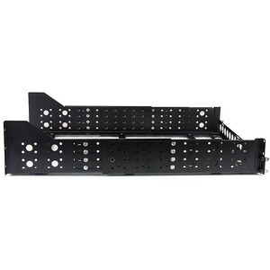 StarTech.com 3U Fixed 19" Adjustable Depth Universal Server Rack Rails - 215lb Load Capacity - Steel - Black