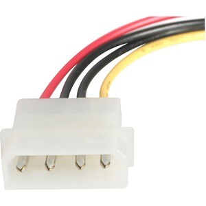 StarTech.com SAS auf SATA Slimline Kabel - SAS SATA SFF-8482 mit LP4 IDE Stromkabel - Cable for Host-Bus-Adapter, RAID-Con
