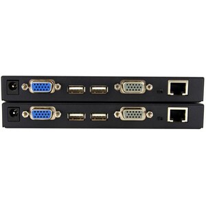 StarTech.com USB VGA KVM Verlängerung bis zu 300m - KVM extender über Cat5 UTP Netzwerkkabel - 2 Computer - 1 Lokaler Benu