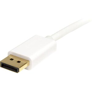 StarTech.com 2m (6ft) Mini DisplayPort to DisplayPort 1.2 Cable, 4K x 2K mDP to DisplayPort Adapter Cable, Mini DP to DP C