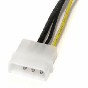StarTech.com Câble adaptateur d'alimentation LP4 vers carte vidéo Express PCI 8 broches de 15 cm - Pour PCI Express Card -