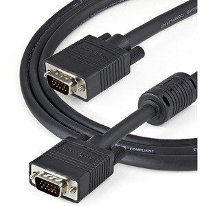 StarTech.com 3m VGA Monitorkabel - Koaxial HD15 Video Kabel - St/St - Cable for Videogerät, Monitor - Abschirmung - Schwarz