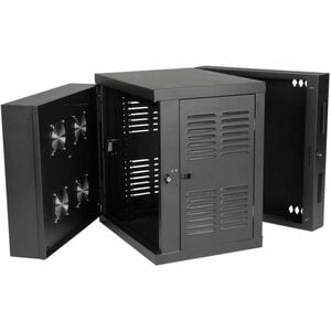 Tripp Lite series SmartRack SRW12USNEMA Rack Cabinet - 12U Rack Height x 19" (482.60 mm) Rack Width - Wall Mountable - Bla
