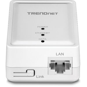 TRENDnet Powerline 500 AV Nano Adapter; TPL-406E; Includes 1 x TPL-406E Adapter; Cross Compatible with Powerline 600/500/2
