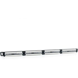 StarTech.com 24 Port 0,5 HE Cat5e Patch Panel - RJ45 Ethernet Rackmount Cat 5e 110 Patch Panel - 24 x RJ-45 - 24 x RJ-11 -
