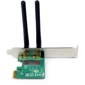 StarTech.com PCI Express Wireless Adapter 300 Mbps PCIe 802.11 b/g/n Network Adapter Card 2T2R 2.2 dBi - Add high speed Wi