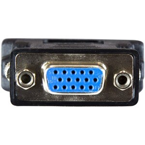 StarTech.com DVI to VGA Cable Adapter - Black - M/F - 1 x 29-pin DVI-I (Dual-Link) Video Male - 1 x 15-pin HD-15 VGA Femal