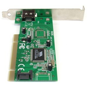 StarTech.com 1 Port eSATA + 1 Port SATA PCI SATA Controller Card - 2 Total SATA Port(s) - 1 SATA Port(s) Internal - 1 SATA