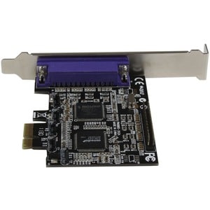 StarTech.com 2 Port PCI Express / PCI-e Parallel Adapter Card â€" IEEE 1284 with Low Profile Bracket - PCI Express x1 - PC