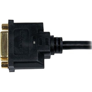 StarTech.com HDMI®-auf-DVI-D Videoadapterkabel 20cm - HDMI-Stecker auf DVI-Buchse - Zweiter Anschluss: 1 x 25-pin DVI-D Di