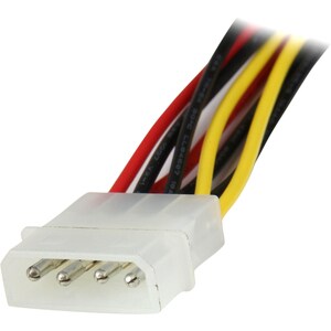 StarTech.com Câble adaptateur d'alimentation interne LP4 (4 broches) - Mâle vers 2x SATA femelle - 30 cm - Pour Disque SAT