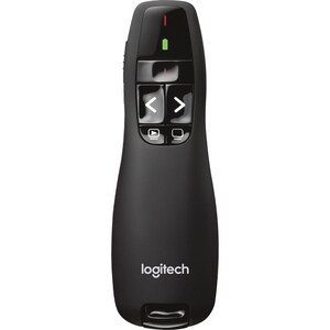 Logitech R400 Pointer - Funkfrequenz - USB - Laser - Schwarz - Kabellos