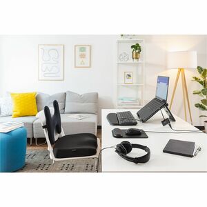 Kensington 72356 Maus - USB - Optisch - Schwarz - Kabel - 800 dpi Auflösung - Scroll-Rad - Symmetrisch
