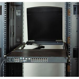 APC by Schneider Electric Rackmount für KVM-Umschalter, Rack - Schwarz - TAA-konform - 1 Stück