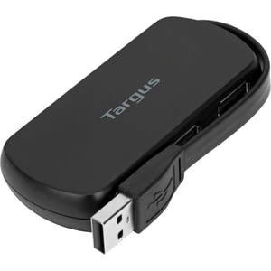 4 PORT USB 2.0 HUB BLACK .
