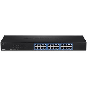 TRENDnet TEG-S24g 24 Ports Ethernet Switch - Gigabit Ethernet, Fast Ethernet - 10/100/1000Base-T - New - TAA Compliant - 2