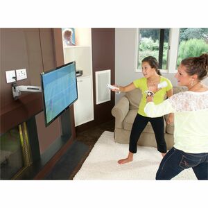 Ergotron Interactive Mounting Arm for TV - Polished Aluminum - Height Adjustable - 106.7 cm (42") Screen Support - 11.34 k