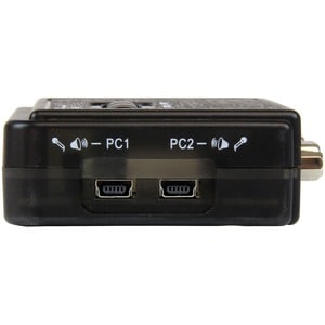 StarTech.com Juego de Conmutador Switch KVM de 2 puertos con todo incluido - USB - Audio y Video VGA - 2 Computador(es) - 