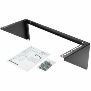 StarTech.com 4U Wall Mount Patch Panel Bracket - 19 inch Steel Vertical Mounting Bracket for Network and Data Equipment (R