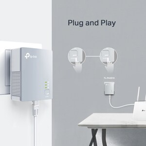 Adattatore Powerline Network - TP-Link TL-PA4010 KIT - 1 x Rete (RJ-45) - 600 Mbit/s Powerline - 300 m Supporto a distanza