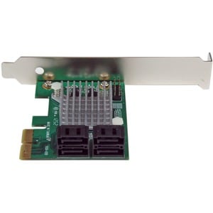 StarTech.com 4 Port PCI Express 2.0 SATA III 6Gbps RAID Controller Card with HyperDuo SSD Tiering - RAID Supported - JBOD,