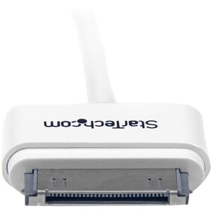 StarTech.com Cable Cargador 1m Conector Dock Connector de Apple® 30 Pines a USB en Ángulo Izquierdo iPod® iPhone® iPad® - 