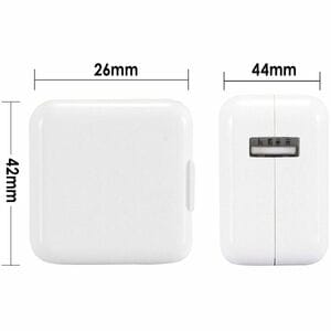 4XEM iPad/Tablet Wall Charger For Apple iPad, iPhone, iPod & Other USB Devices with 2.4A output for fast charging - MFI Ce