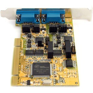 StarTech.com 2 Port RS232/422/485 PCI Serial Adapter w/ ESD - Universal PCI - PC - 2 x Number of Serial Ports External