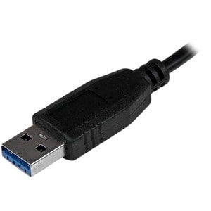 StarTech.com Portable 4 Port SuperSpeed Mini USB 3.0 Hub - Black - Add four USB 3.0 ports to your notebook or Ultrabook us