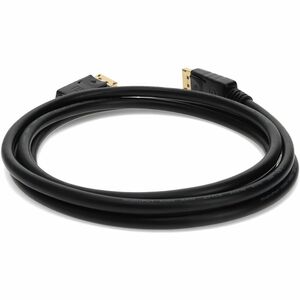 10ft DisplayPort 1.2 Male to DisplayPort 1.2 Male Black Cable For Resolution Up to 3840x2160 (4K UHD) - 100% compatible an